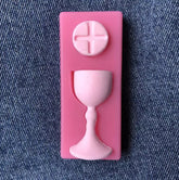 MINI HOLY COMMUNION CHALICE WITH SACRAMENT MOULD