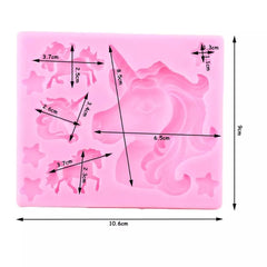 ASSORTED UNICORNS MOULD