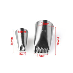 SPAGHETTI/PASTA/NOODLES STAINLESS STEEL NOZZLE SET 2PCS