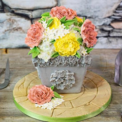 MINI FILLER FLOWERS BAS RELIEF BORDER MOULD