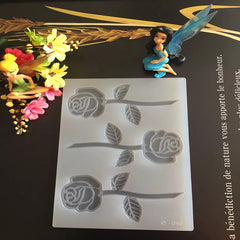 ROSE CHOCOLATE CAGE/TOPPER MOULD (CLEAR)