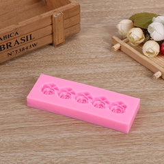MINI ROSES BORDER MOULD 5PCS