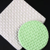 MINI SWEATER KNIT EMBOSSER/TEXTURE MAT/MOULD (THREAD WEAVE)