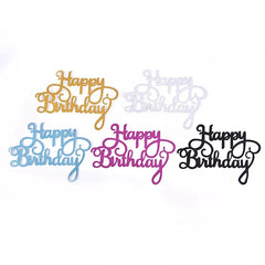 CUSTOMIZED GLITTER PAPER TOPPERS