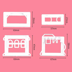 TRAIN CUTTER SET 4PCS