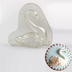3D SWAN POLYCARBONATE CHOCOLATE MOULD 1PC