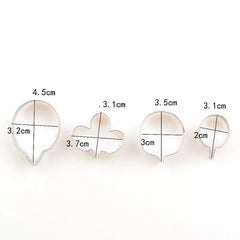 BELGIUM AZALEA FLOWER PETAL CUTTERS SET A323