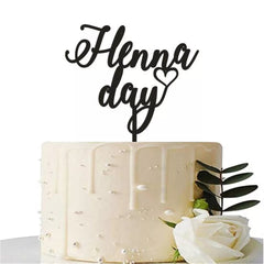 CUSTOMIZED BLACK ACRYLIC TOPPERS