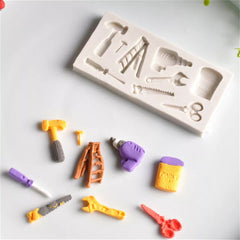 MINI BUILDERS THEMED/ TOOLS MOULD