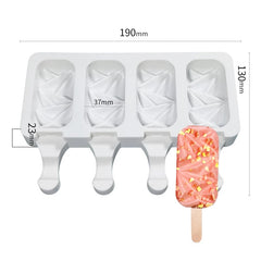 MINI ORIGAMI CAKESICLES/ICE POP/LOLLIPOP MOULD 4 PCS