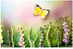 MEADOW WITH TALL GRASS & LAVENDER BORDER MOULD