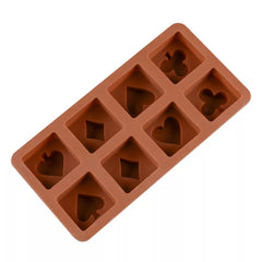 POKER SYMBOLS SILICONE CHOCOLATE MOULD