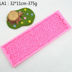 SCRUNCH RUFFLE BAS RELIEF PANEL MOULD (LONG)