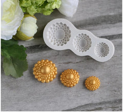PEARL BROOCH MOULD 3PC