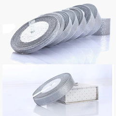 ORGANZA SILVER RIBBON