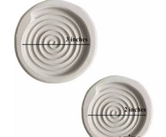 ROUND SPIRALS SHELL MOULD 2PCS