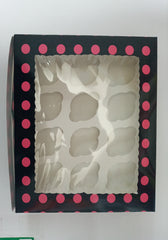 CUPCAKE BOXES/HOLDERS WITH WINDOW
