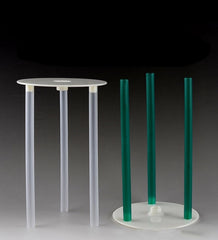 TIERED CAKE SUPPORTS WITH DOWELS SET (REUSABLE)