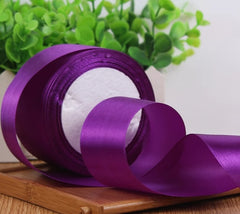 SATIN RIBBON (DARK PURPLE)