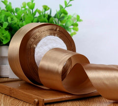 SATIN RIBBON (LIGHT BROWN)