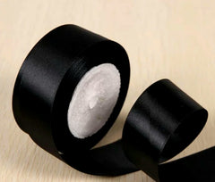 SATIN RIBBON (BLACK)