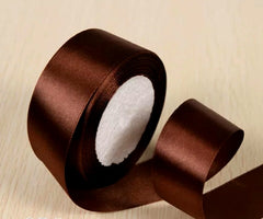 SATIN RIBBON (COFFEE BROWN)