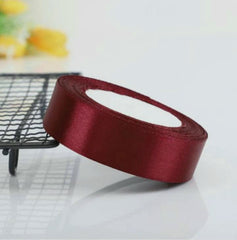SATIN RIBBON (MAROON/BURGUNDY)
