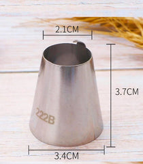 PEACH SHAPE NOZZLE SET 3PCS