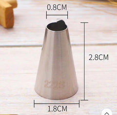 PEACH SHAPE NOZZLE SET 3PCS