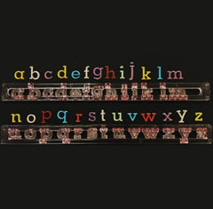 SCROLL LOWER CASE ALPHABET TAPPITS CUTTERS 2 PCS