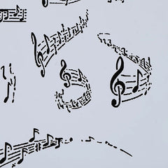 ASSORTED SIZES MUSICAL NOTATION STENCIL