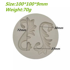 SINGLE SCROLLS BORDER MOULD