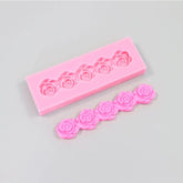 MINI ROSES BORDER MOULD 5PCS