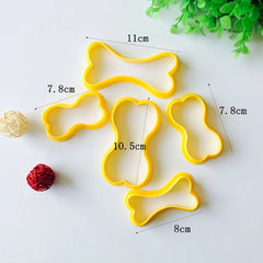 BONES COOKIE CUTTERS SET 5 PCS
