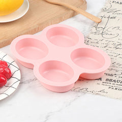 4 CAVITY OVAL SOAP MOULD
