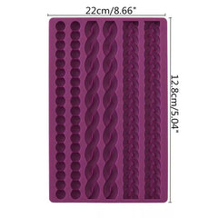 ROPES AND PEARLS BORDER MOULD 6PCS