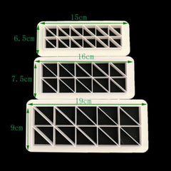 RIGHT ANGLE TRIANGLE GEOMETRICAL SHAPES CUTTER SET