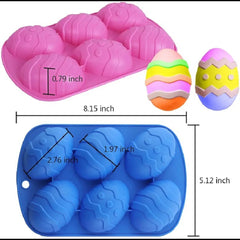 DECORATED EASTER EGG CHOCOLATE MOULD -LARGE