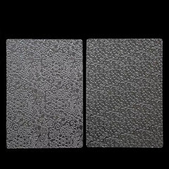 FONDANT EMBOSSER LEAFY SCROLL AND FLOWRRS IMPRINTS SET 6 PCS {CLEAR}