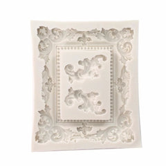 VICTORIAN RECTANGLAR PHOTO FRAME MOULD WITH SCROLLS