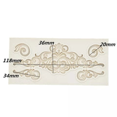 ASSORTED SCROLLS BORDER MOULD