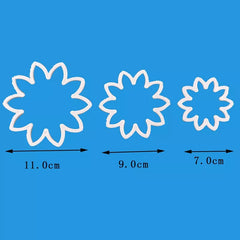 EASY CHRYSANTHEMUMS/DAHLIA FLOWER CUTTER SET 3PCS