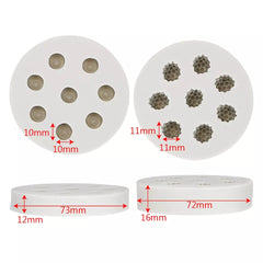 BLUEBERRY AND RASPBERRY FRUITS MOULD 1PC
