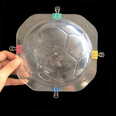 3D LARGE FOOTBALL POLYCARBONATE CHOCOLATE MOULD 1PC