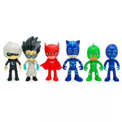 PJ MASKS DOLLS CAKE TOPPERS SET 6 PCS