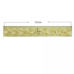 TINY ROSES BORDER MOULD 9PCS