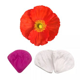 LARGE POPPY FLOWER PETAL VEINER