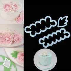 EASY PEONY FLOWER & LEAF CUTTER SET 3PCS