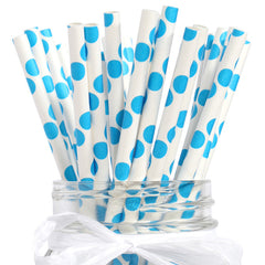 POLKA DOT PATTERN LOLLIPOP/CAKE POP STICKS/STRAWS 24 PCS