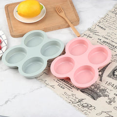 4 CAVITY OVAL SOAP MOULD
